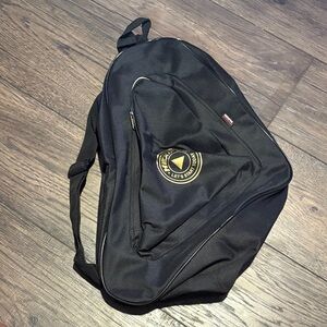 Black Triangle Skate Sling Bag